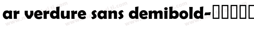 ar verdure sans demibold字体转换